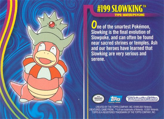 Slowking achterkant