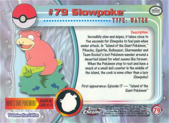 Slowpoke achterkant
