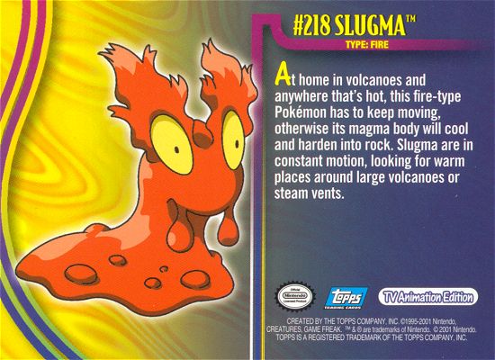Slugma achterkant