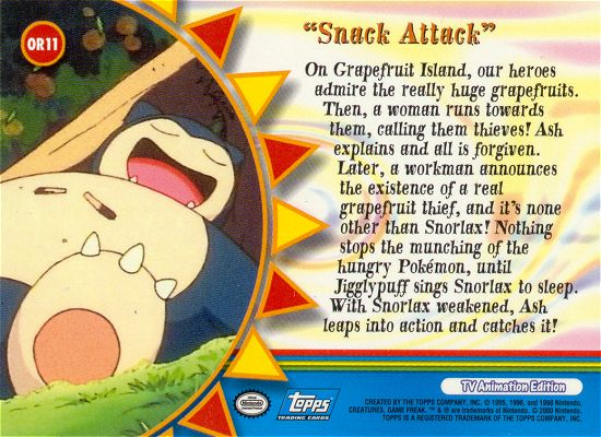 Snack Attack achterkant