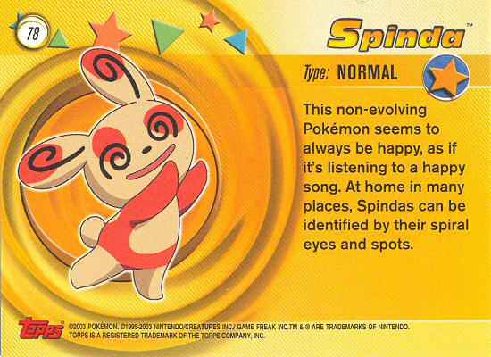 Spinda achterkant