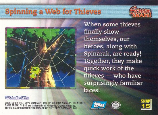 Spinning a Web for Thieves achterkant