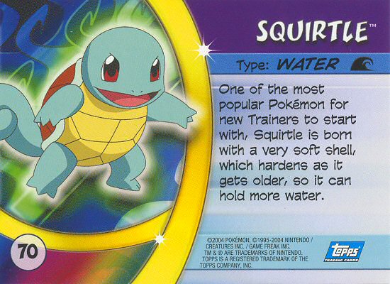 Squirtle achterkant