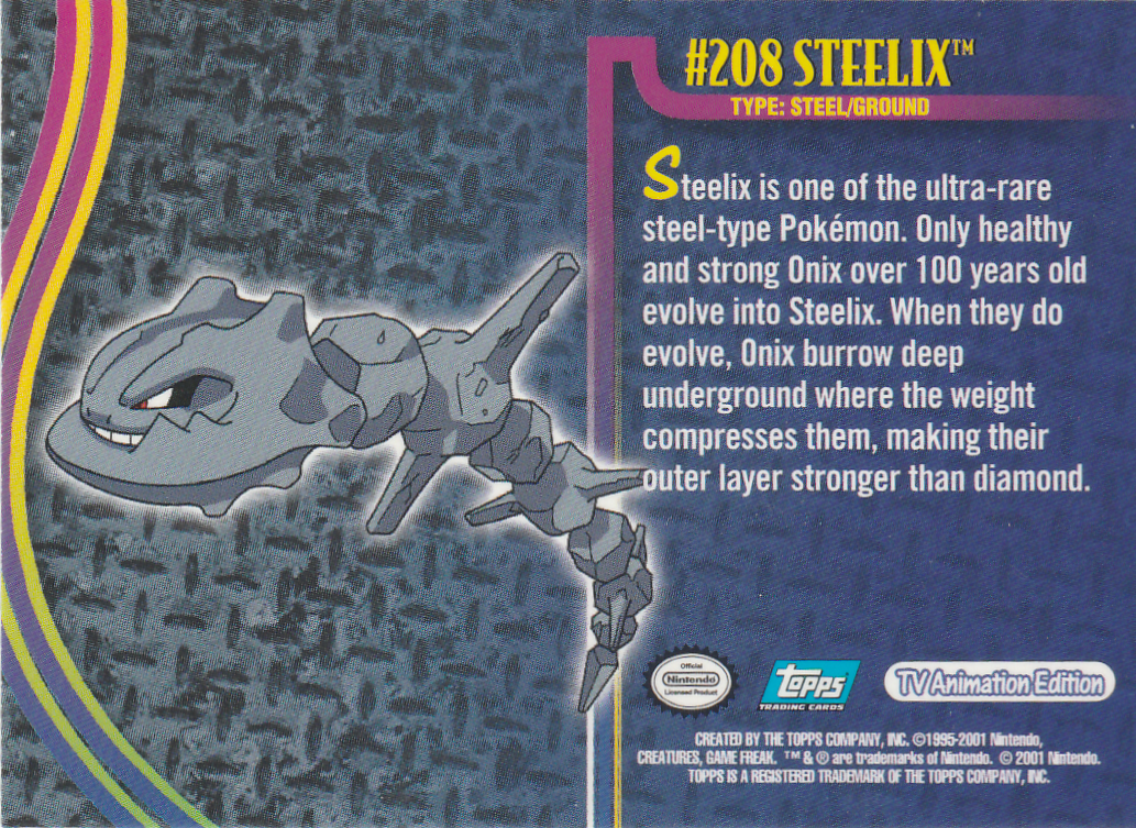 Steelix achterkant