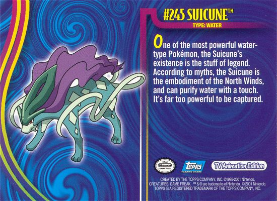 Suicune achterkant
