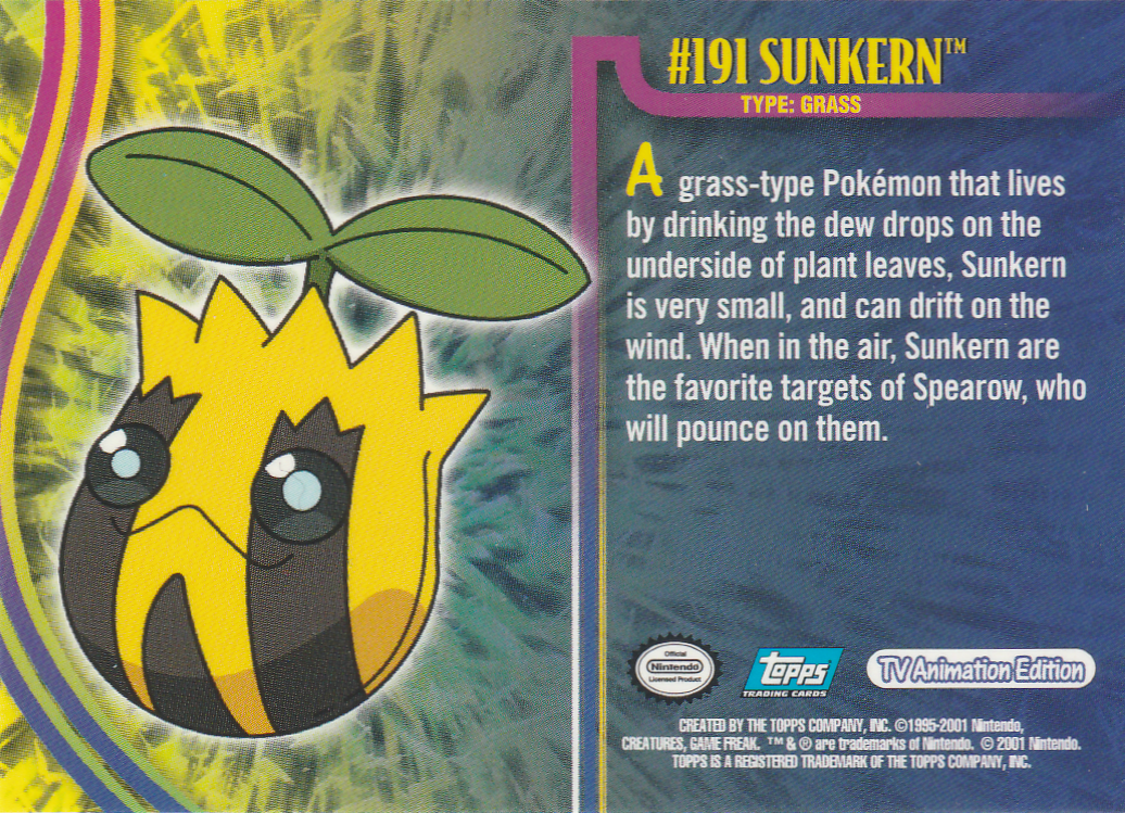 Sunkern achterkant
