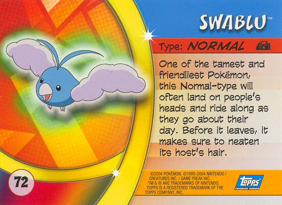 Swablu achterkant