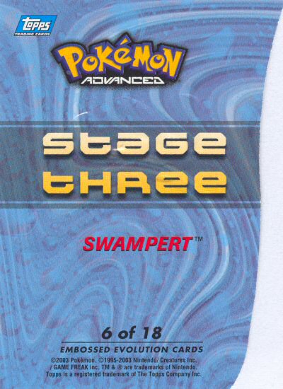 Swampert achterkant