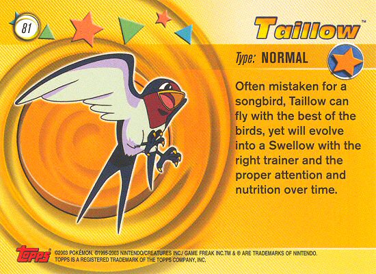 Taillow achterkant