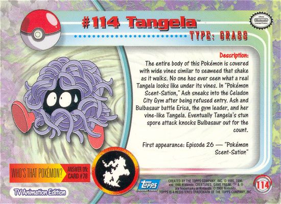 Tangela achterkant