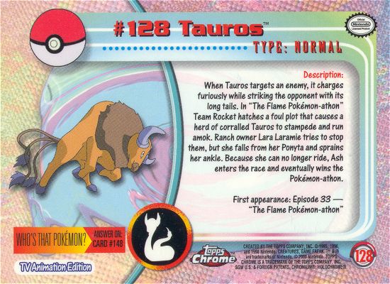 Tauros achterkant