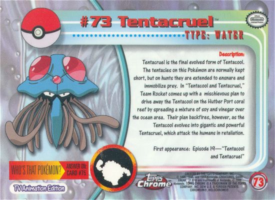 Tentacruel achterkant