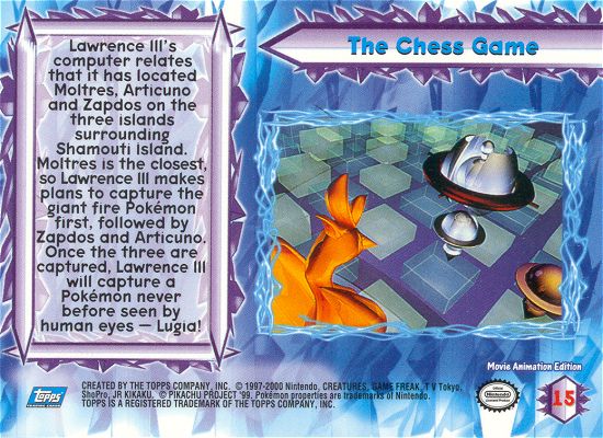 The Chess Game achterkant