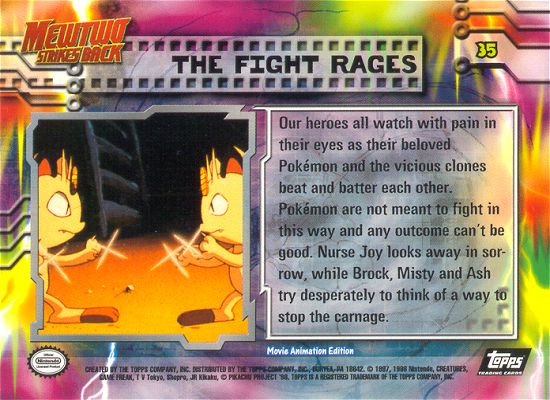 The Fight Rages achterkant