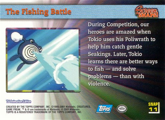 The Fishing Battle achterkant