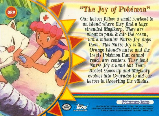 The Joy of Pokemon achterkant