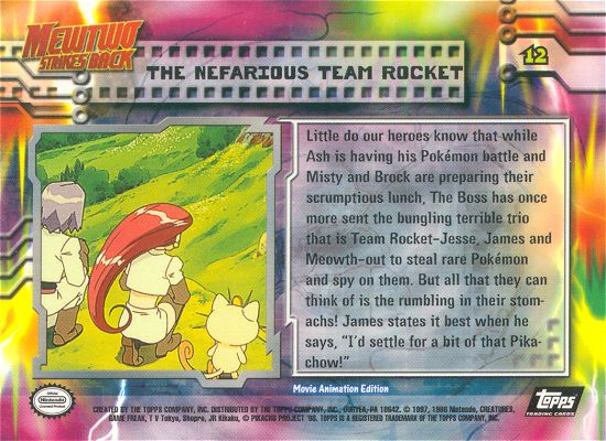 The Nefarious Team Rocket achterkant