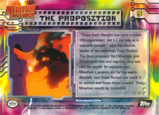 The Proposition achterkant
