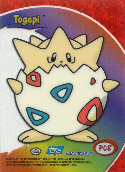 Togepi achterkant