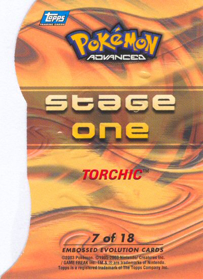 Torchic achterkant