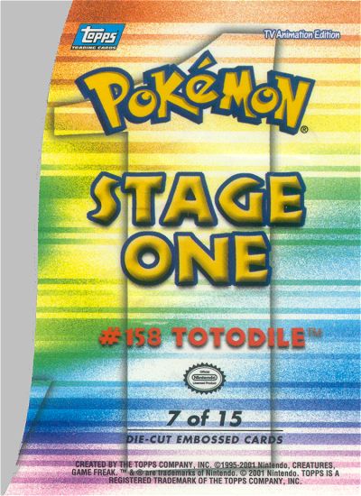 Totodile achterkant