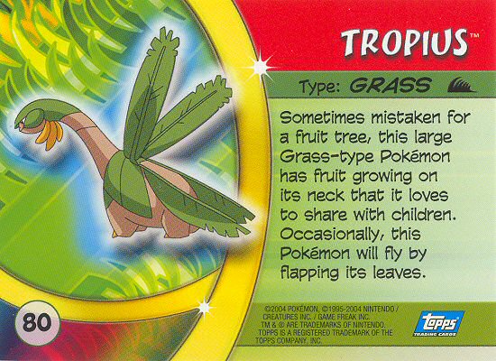Tropius achterkant