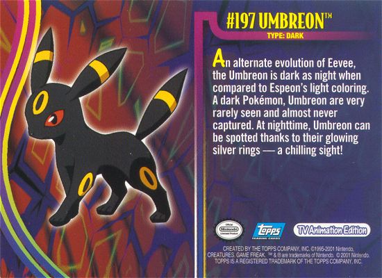 Umbreon achterkant