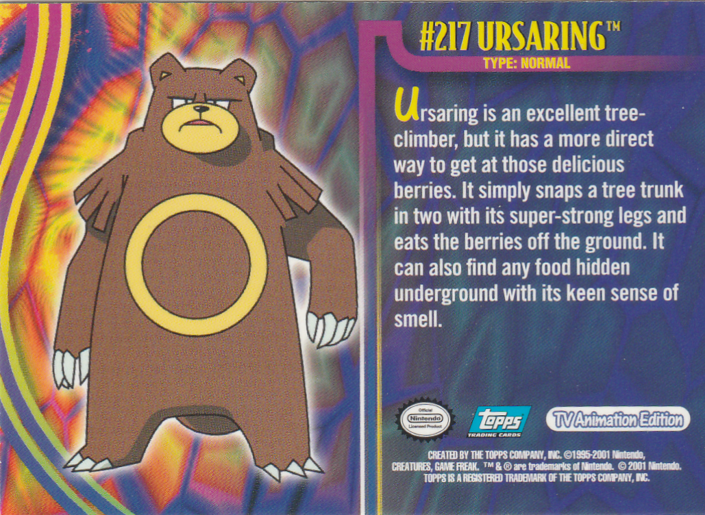 Ursaring achterkant