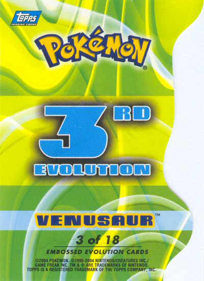 Venusaur achterkant