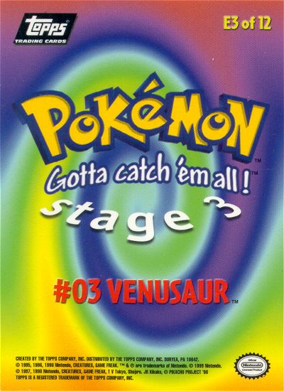 Venusaur achterkant