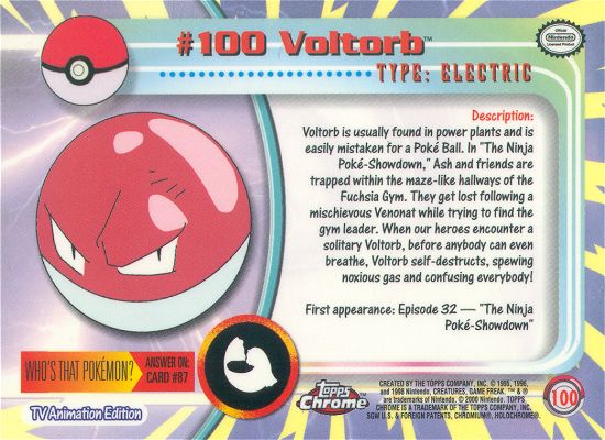 Voltorb achterkant