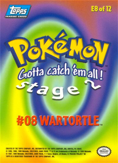 Wartortle achterkant