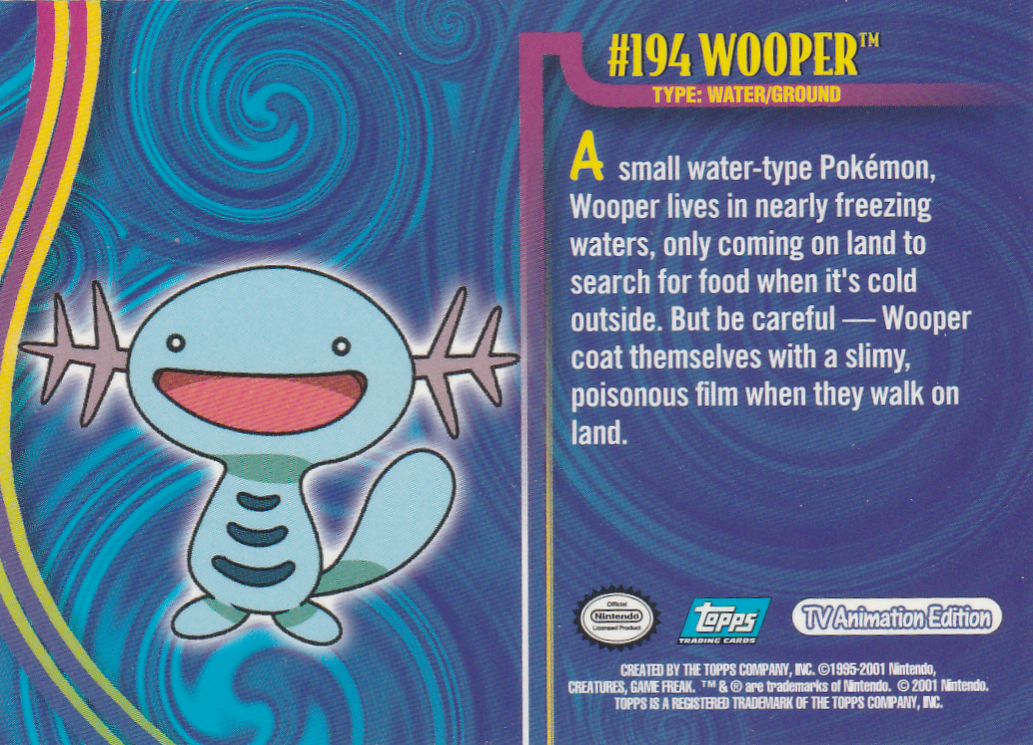 Wooper achterkant