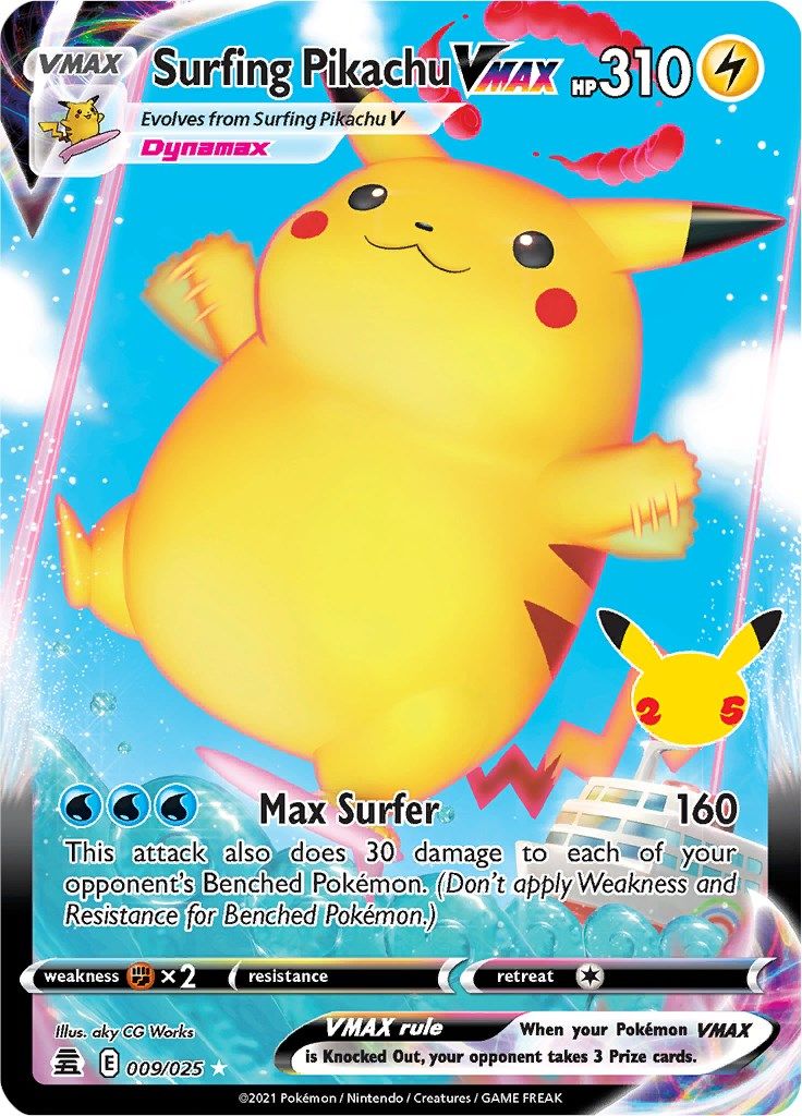 Surfing Pikachu VMAX-Celebrations