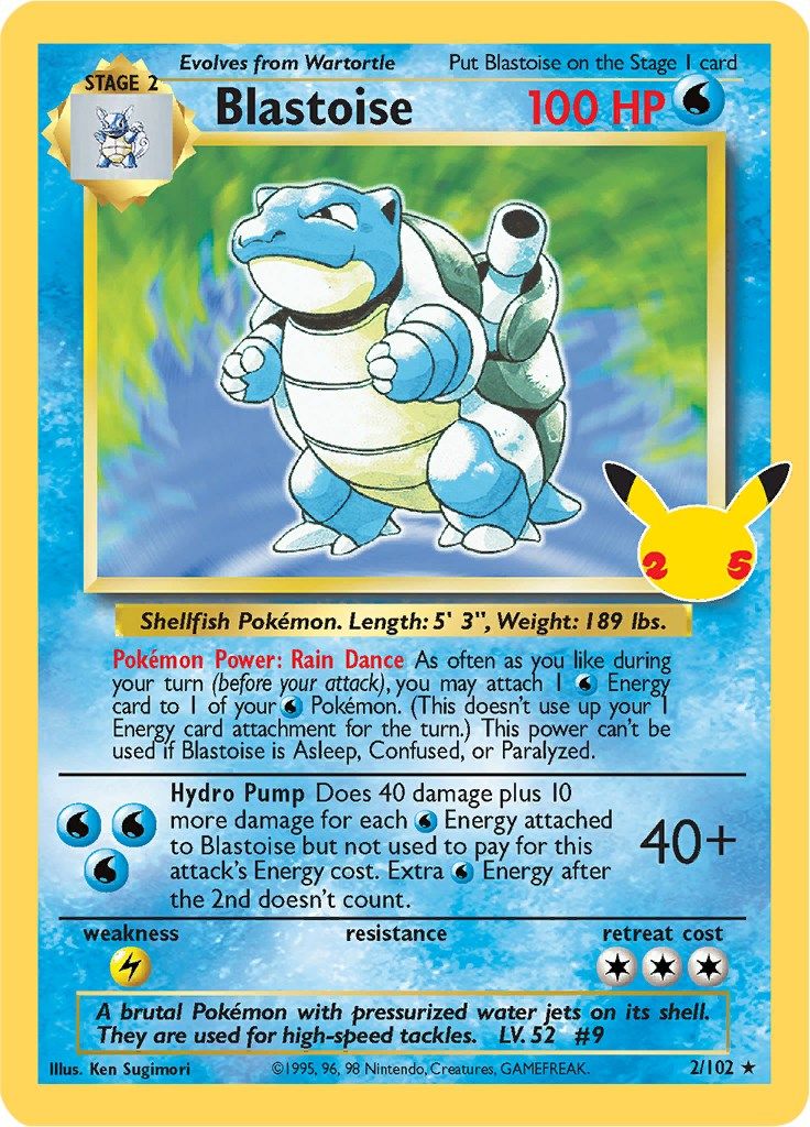 Blastoise-Celebrations - Classic Collection