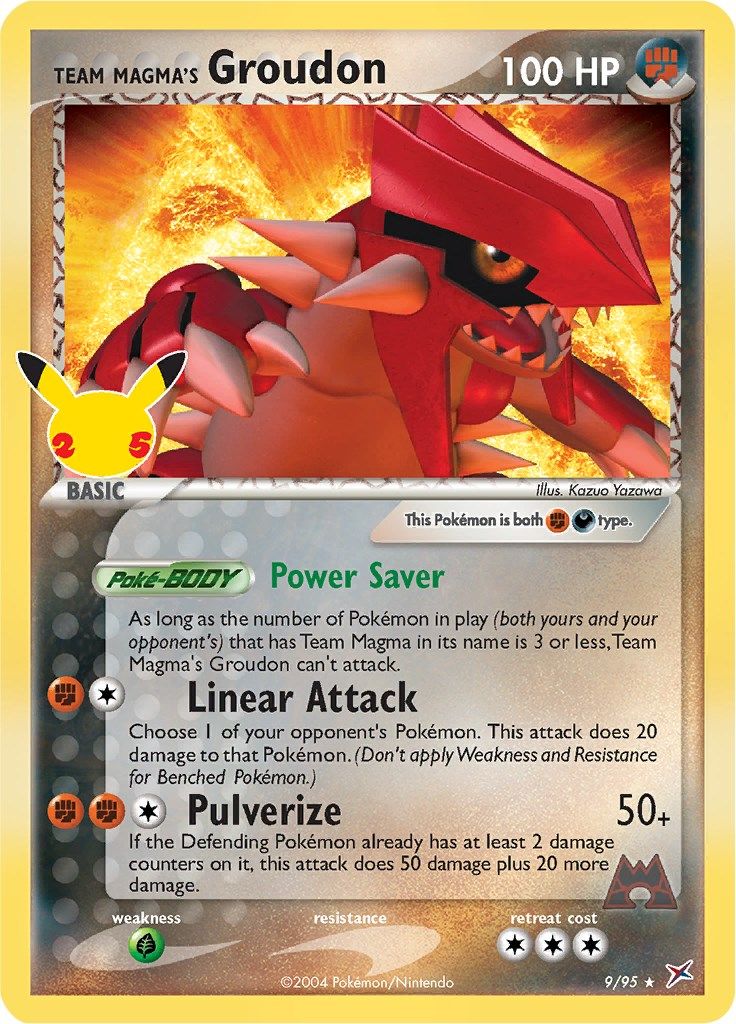 Team Magma's Groudon-Celebrations - Classic Collection