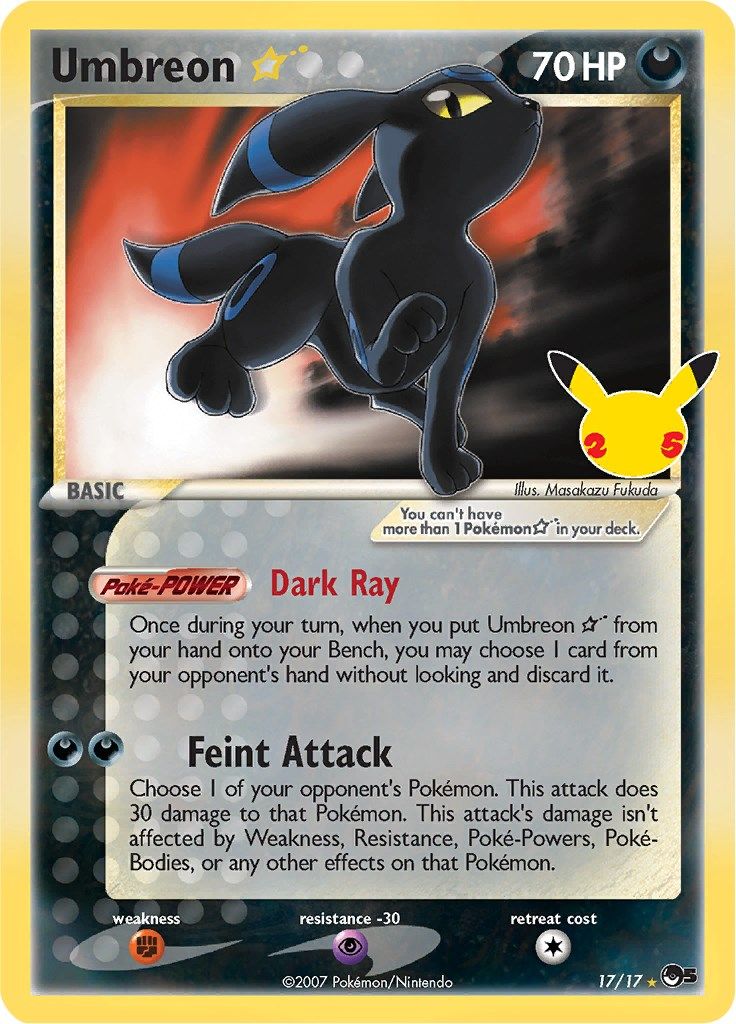 Umbreon Star-Celebrations - Classic Collection