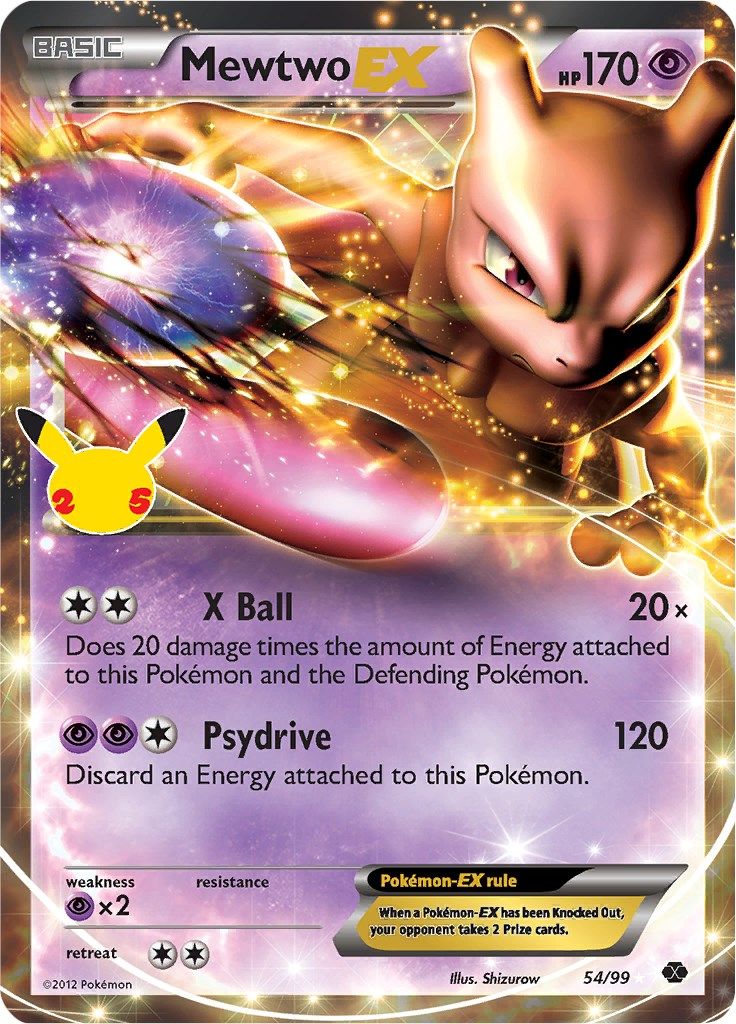 Mewtwo EX-Celebrations - Classic Collection