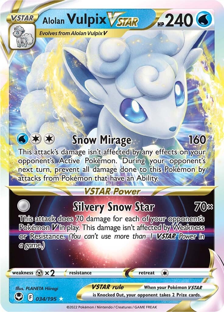 Alolan Vulpix VSTAR-silver-tempest-SWSH-034/195