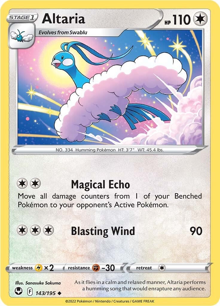 Altaria-silver-tempest-SWSH-143/195