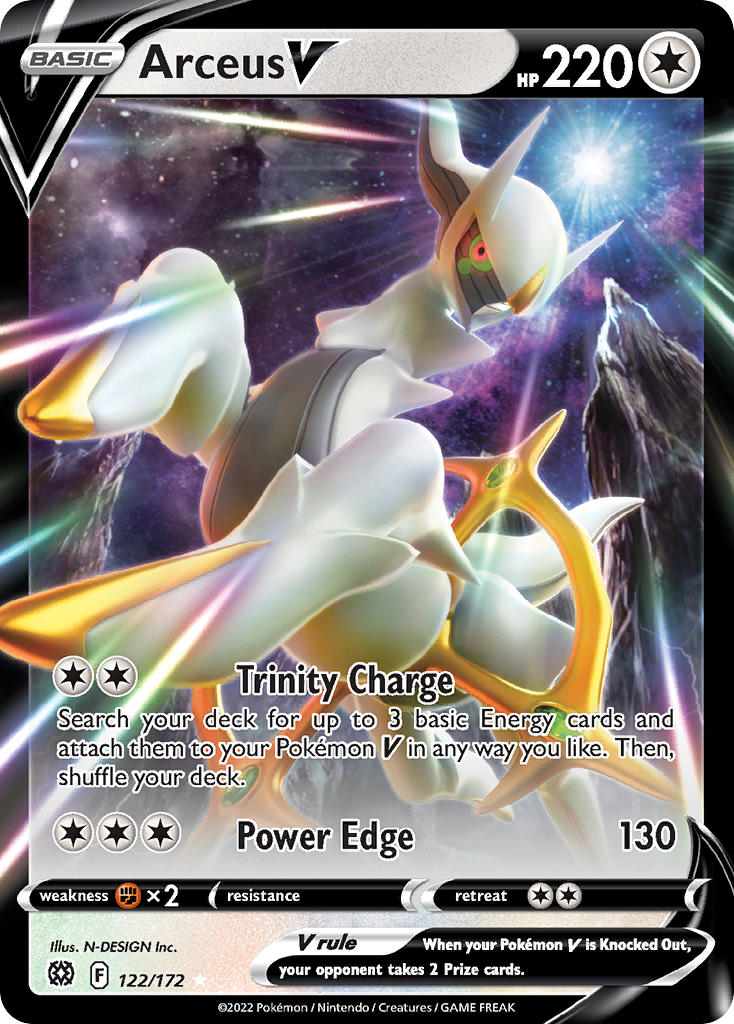 Arceus V-122-Brilliant Stars