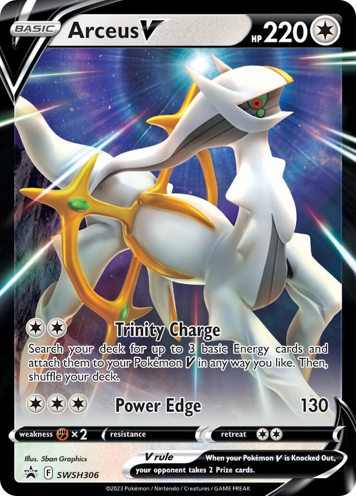 Arceus V-306-Sword & Shield Promos