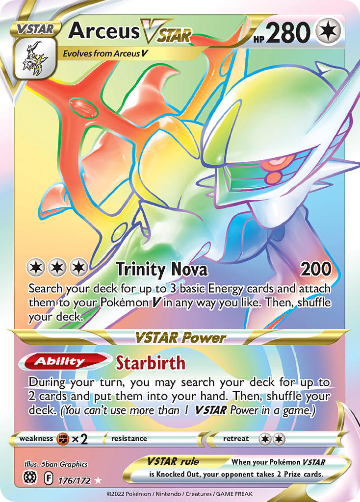 Arceus VSTAR-176-Brilliant Stars