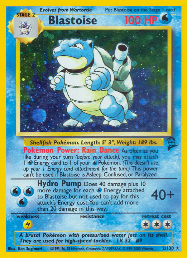 iets Respectievelijk Geduld Check de actuele waarde van je Blastoise 2/130 kaart uit de Base Set 2 set.