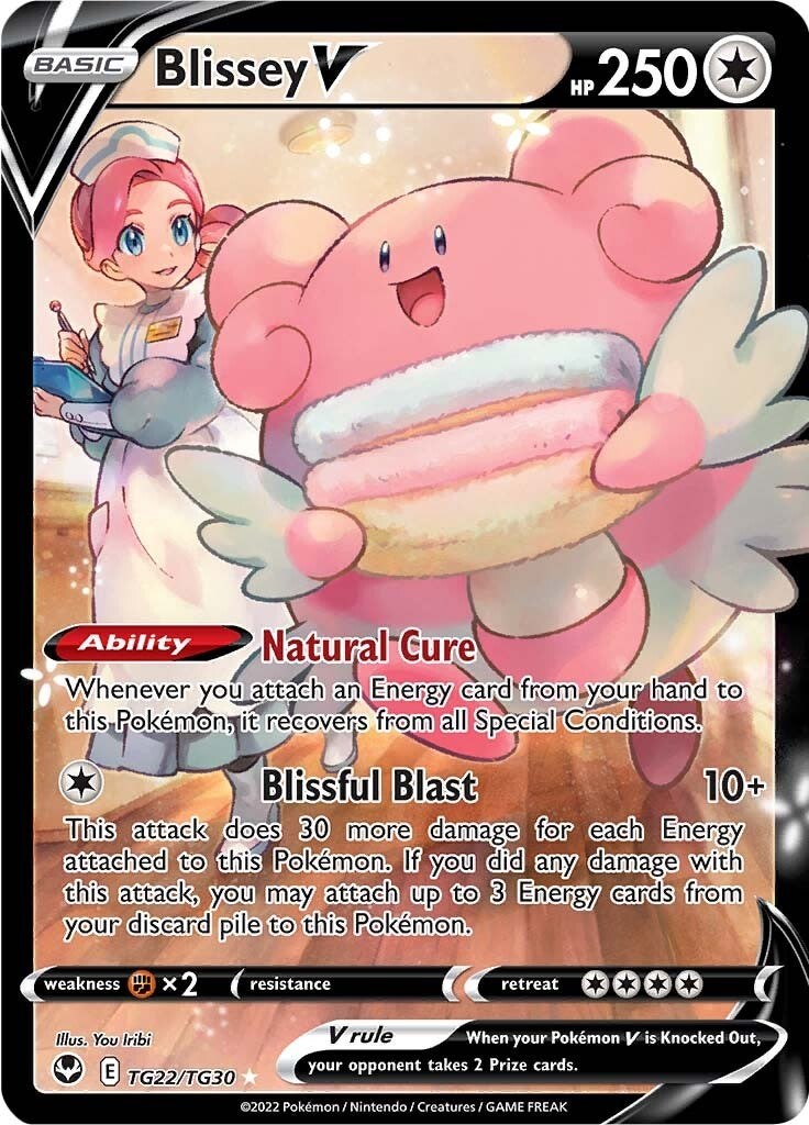 Blissey V-silver-tempest-SWSH-TG22/TG30