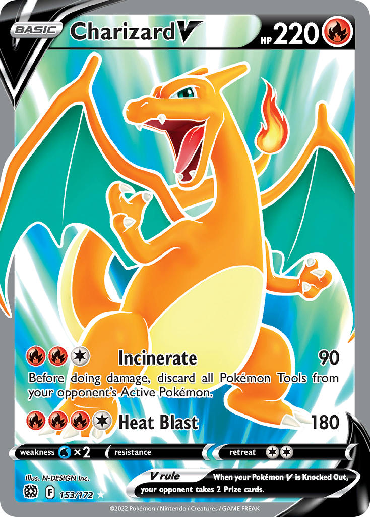 Charizard V-153-Brilliant Stars