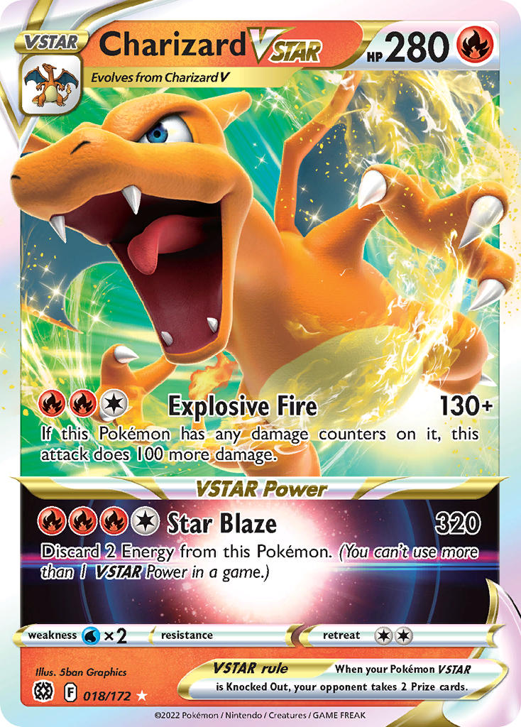 Charizard VSTAR-018-Brilliant Stars