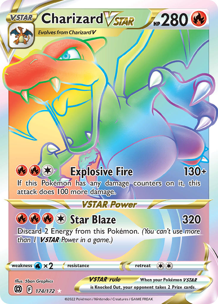 Charizard VSTAR-174-Brilliant Stars