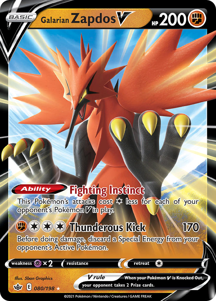 Galarian Zapdos V