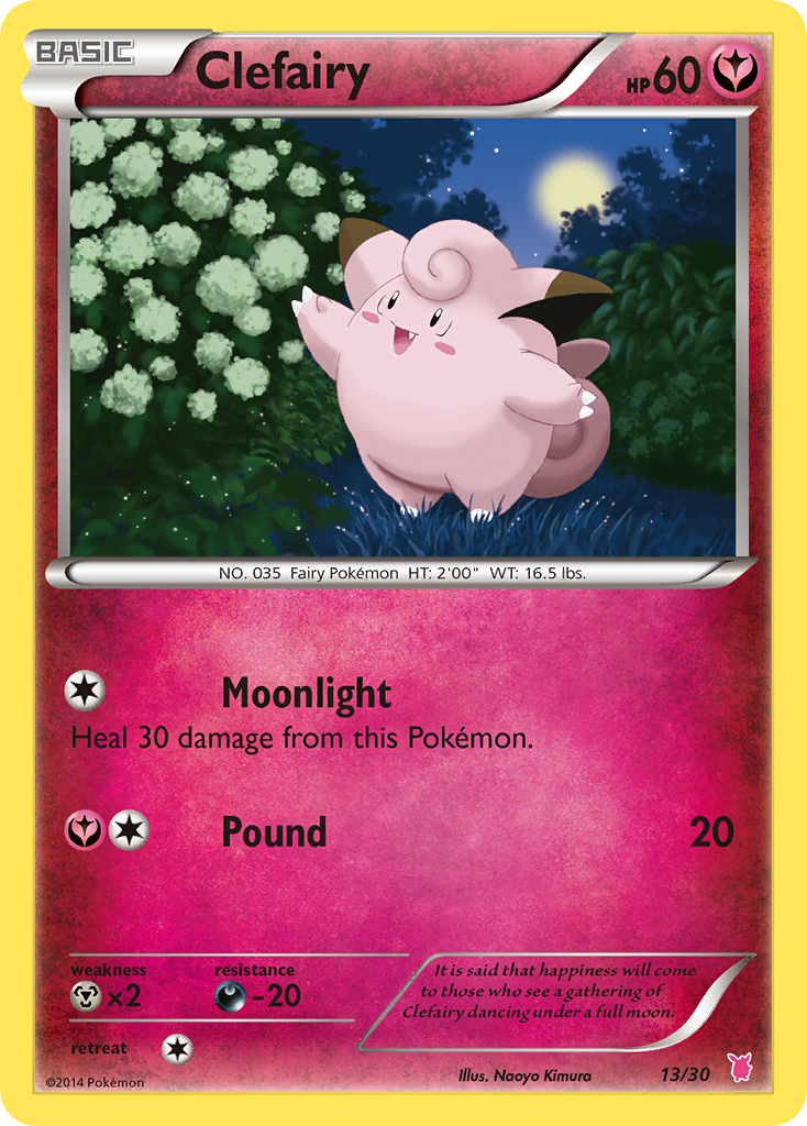 Clefairy-13-XY Trainer Kit Wigglytuff